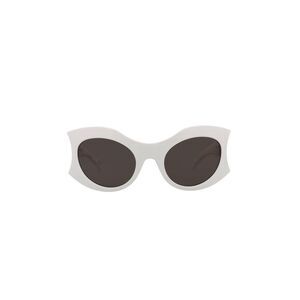 Balenciaga Cat Eye-Frame Bio Injection Sunglasses White Womens